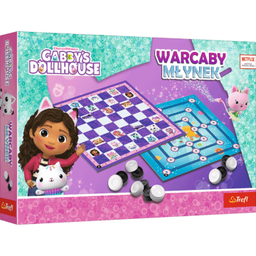 Game Checkers & Mill Gabby's Dollhouse