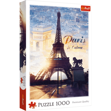 Paryż o świcie - puzzle 1000 elementów od Trefl