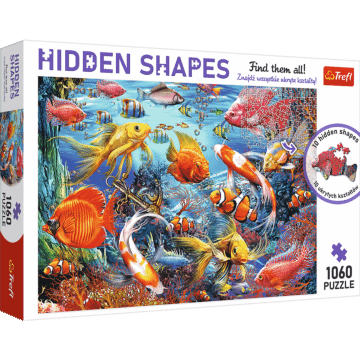 Puzzle Hidden Shapes - Podwodne życie od Trefl.