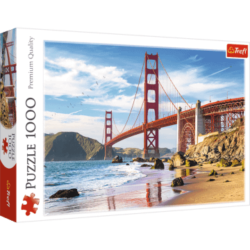 Most Golden Gate, San Francisco, USA | puzzle 1000 elementów od Trefl - zdjęcie 1