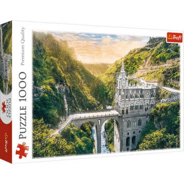 Sanktuarium Las Lajas, Kolumbia | puzzle 1000 elementów od Trefl - zdjęcie 1