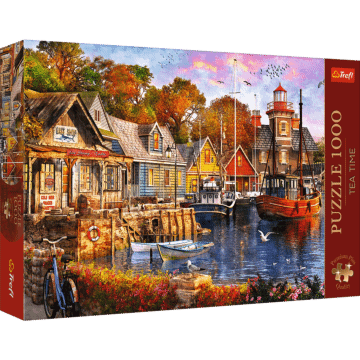 Puzzle Premium Plus Quality 1000 el. Tea Time: Nadmorski zakątek  - opakowanie