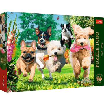 Puzzle Premium Plus Quality 1000 el. Tea Time: Nadchodzą kłopoty!  - opakowanie