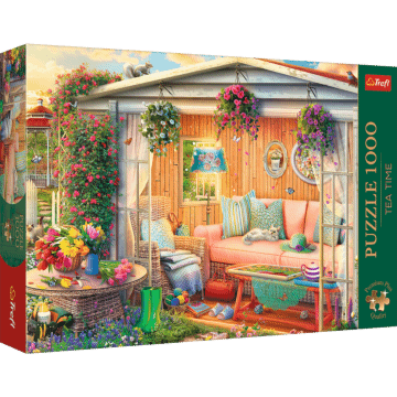 Puzzle Premium Plus Quality 1000 el. Tea Time: Moje ulubione miejsce  - opakowanie