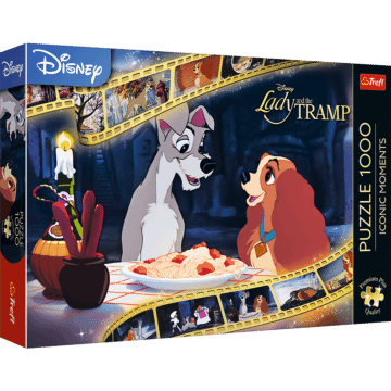 Puzzle Premium Plus Quality 1000 el. Iconic Moments: Zakochany kundel - opakowanie