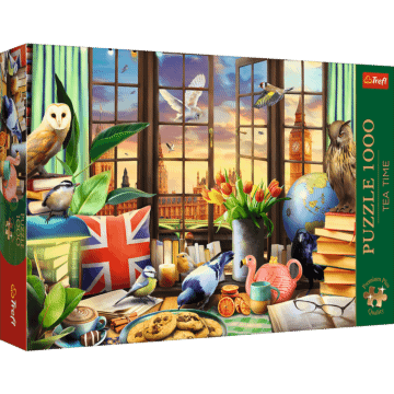 Puzzle Premium Plus Quality 1000 el. Tea Time: Wszystko co brytyjskie - opakowanie