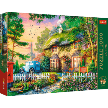 Puzzle Premium Plus Quality 1000 el. Tea Time: Domek Stoney Lane - opakowanie