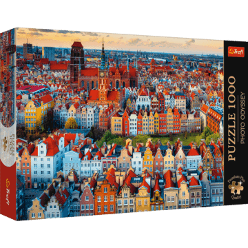 Puzzle Premium Plus Quality 1000 el. Photo Odyssey: Widok na Gdańsk, Polska - opakowanie