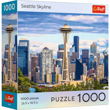 Puzzle 1000 el. USA Collection: Seattle Skyline - opakowanie