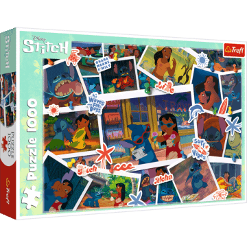 Puzzle Lilo & Stitch 1000 el. Lilo i Stitch na wakacjach - opakowanie