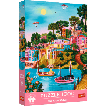 Puzzle Premium Plus Quality 1000 el. The Art of Colour: Siros, Grecja - opakowanie