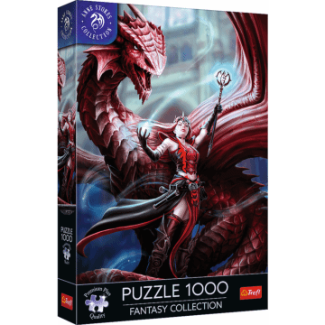 Puzzle Premium Plus Quality 1000 el. Fantasy Collection: Szkarłatny Mag - opakowanie