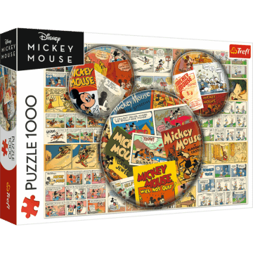 Puzzle Disney 1000 el. Komiksowa Myszka Miki - opakowanie