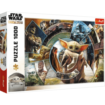 Puzzle Star Wars 1000 el. Podróż Grogu