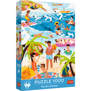 Puzzle Premium Plus Quality 1000 el. The Art of Colour: W wakacyjnym ferworze - opakowanie