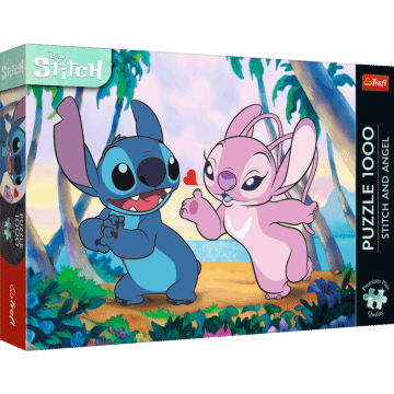 Puzzle Premium Plus Quality Lilo & Stitch 1000 el. Stitch & Angel - opakowanie