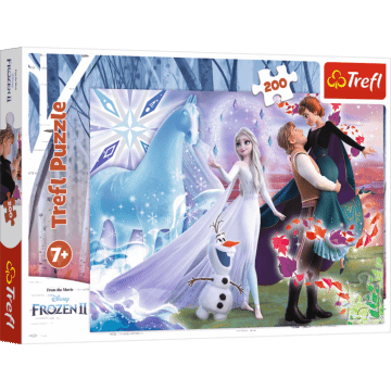 Puzzle 200 Trefl Magiczny świat  sióstr Frozen II