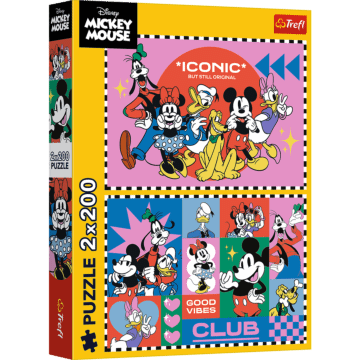 Puzzle Disney 2 x 200 el. Czas z przyjaciółmi - opakowanie