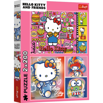 Puzzle Hello Kitty 2 x 200 el. Hello Kitty i przyjaciele