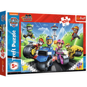 Psi Patrol na motorach - puzzle 100 elementów od Trefl 1