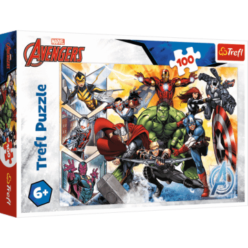 Siła Avengersów | puzzle 100 elementów od Trefl - zdjęcie 1