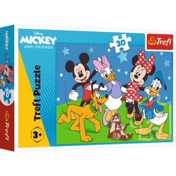 Puzzle Disney 30 el. Mysie sprawy - opakowanie