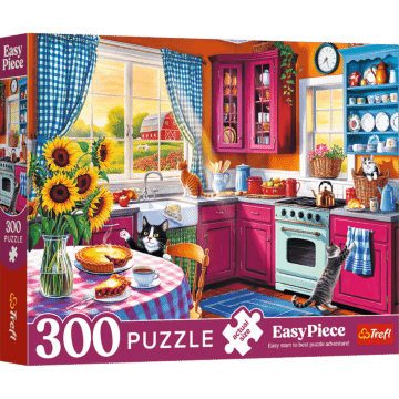 Puzzle EasyPiece 300 el. Poranek w kuchni - opakowanie