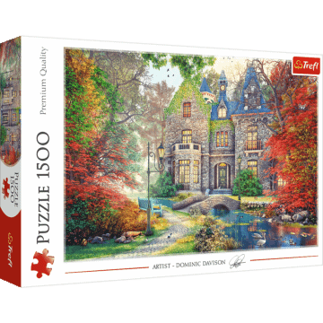 Puzzle 1500 el. Jesienny dworek - opakowanie