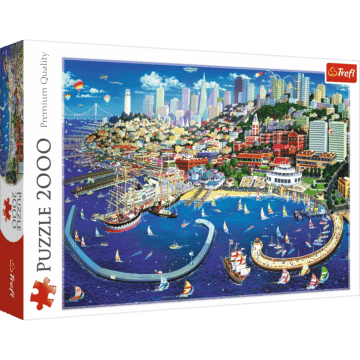 Zatoka San Francisco - puzzle 2000 od Trefl