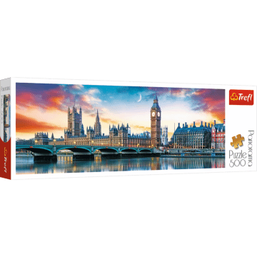 Big Ben i Pałac Westminsterski, Londyn - puzzle 500 od Trefl