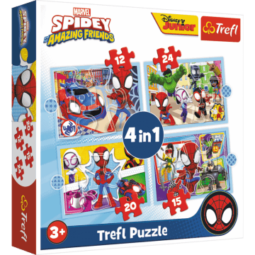 Ekipa Spiday'a - Puzzle 4w1 Trefl 1