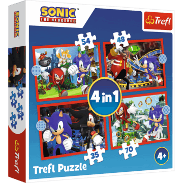 Puzzle 4w1 Sonic Przygody Sonica