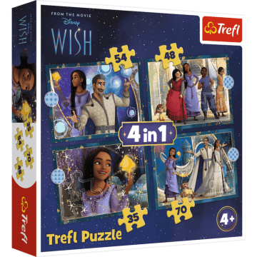 Puzzle 4w1 Wish, Marzenia się spełniają - opakowanie