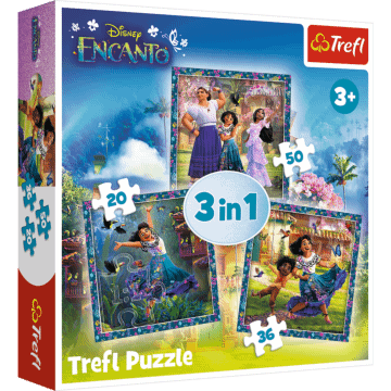 Bohaterowie magicznego Encanto, puzzle 3w1 Trefl 1