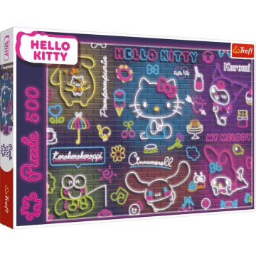 Puzzle Hello Kitty 500 el. Neon Hello Kitty - opakowanie