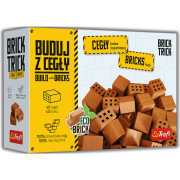 Brick Trick - Refil cegły połówki 40 sztuk