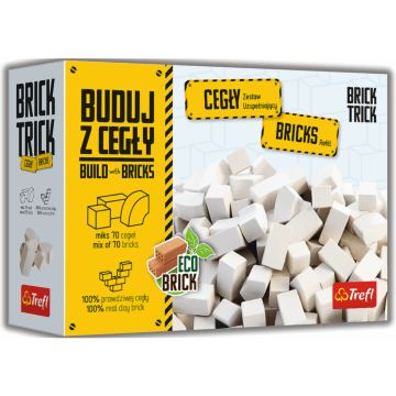 Brick Trick - Refil cegły zamkowe białe 70 sztuk