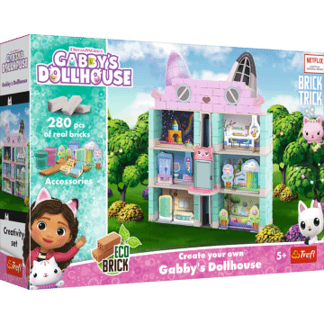 Klocki ceramiczne Brick Trick Koci Domek Gabi - Gabby's Dollhouse - opakowanie