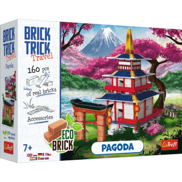 Klocki ceramiczne Brick Trick Travel - Pagoda - opakowanie