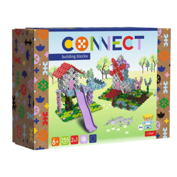 Zestaw klocków Connect 2w1: Domek na drzewie / Wiatrak - produkt