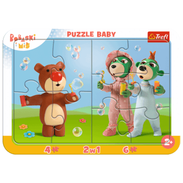 Zabawne bobaski puzzle 2w1 Trefl