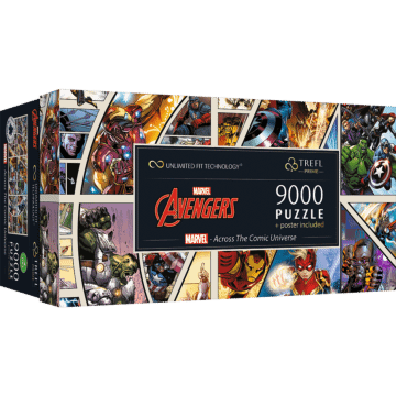 Opakowanie Puzzli Prime Marvel 9000 el. Across The Comic Universe