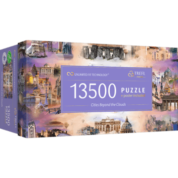 Puzzle Prime 13500 el. Cities beyond the clouds - opakowanie