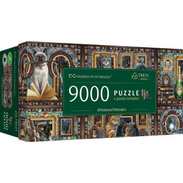 Puzzle Prime 9000 el. Whiskered Wonders - opakowanie