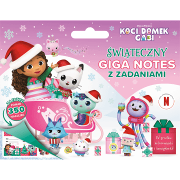 Koci Domek Gabi. Gigantyczny świąteczny notes z zadaniami