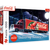 Puzzle Coca-Cola 1000 el. Świąteczna Ciężarówka